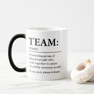 Caneca Mágica Definição de EQUIPE