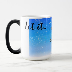 Caneca Mágica Deixe-o nevar alegre com o chapéu