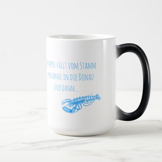 Caneca Mágica Der Apfel / Mug Alemão (Direita)