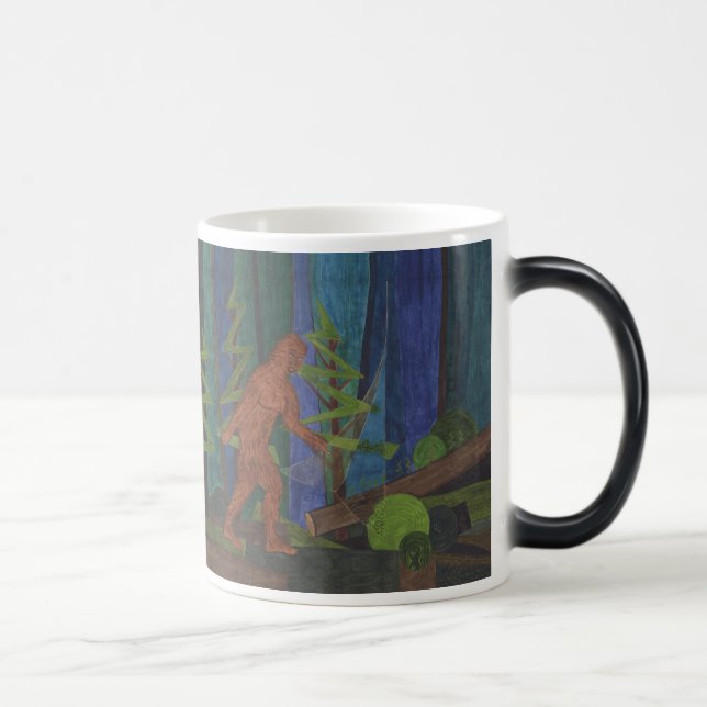 Caneca Mágica Descubra o Sasquatch (Direita)