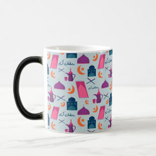 Caneca Mágica Desenho Islâmico Festivo do Ramadão