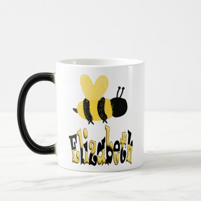 Caneca Mágica Desenho Personalizado Único da Porta de Bumblebee (Esquerda)
