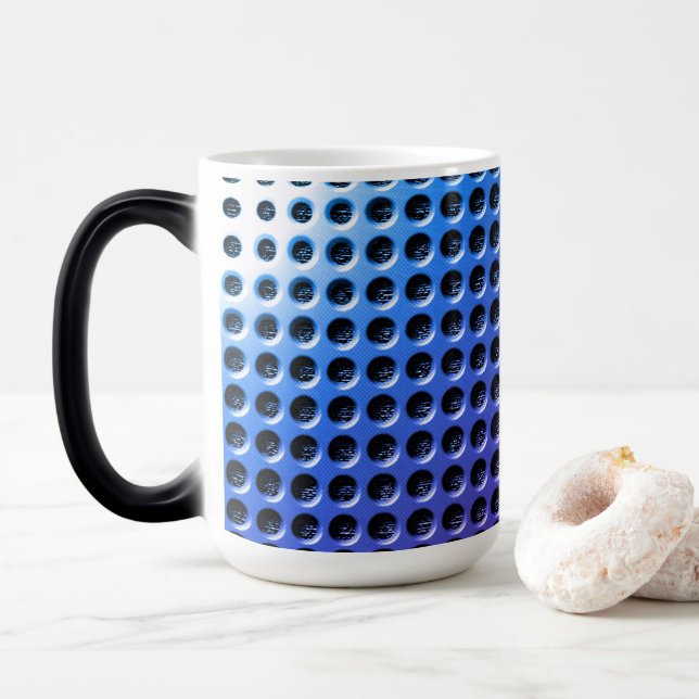 Caneca Mágica Design de Círculo Artístico (Com Donut)