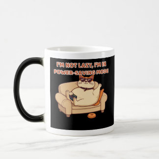 Caneca Mágica Design de Citação de Gato Engraçado | Imprimível d