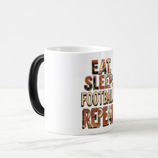 Caneca Mágica Design de fã de futebol retrô | Gráfico de futebol
