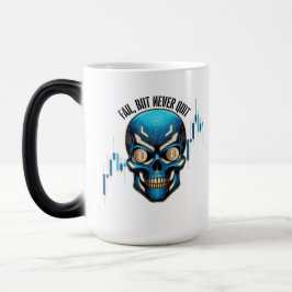 Caneca Mágica Design de Fantasia | Cripto Btc | Motivação | Azul