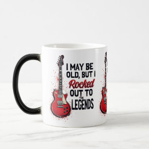 Caneca Mágica Design de Nostalgia de Música Clássica de Guitarra