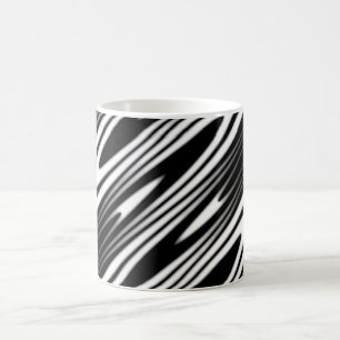 Caneca Mágica design de padrão orgânico contínuo