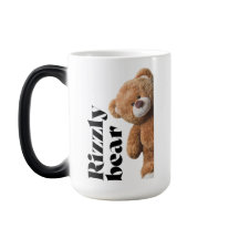Design fofo de urso de pelúcia com citação engraça