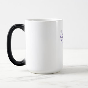 Caneca Mágica Design Roxo do Melhor Pai Padre e Child Sil