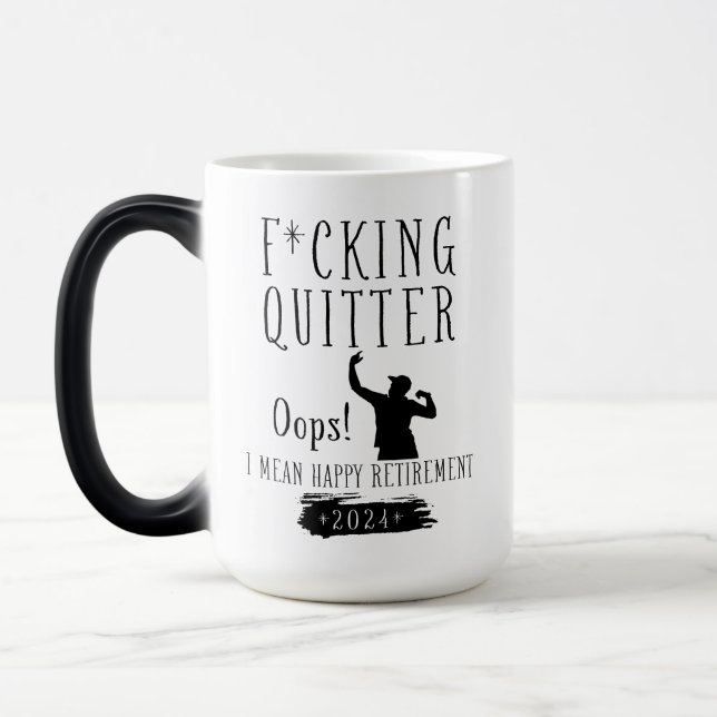 Caneca Mágica Desistindo da Vida Oops Quer Dizer Feliz Aposentad (Esquerda)