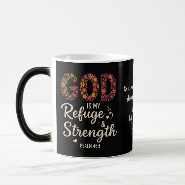 CANECA MÁGICA DEUS É MEU REFUGIADO (Esquerda)