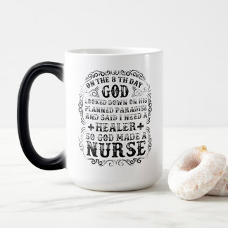 Caneca Mágica Deus Fez Uma Enfermeira