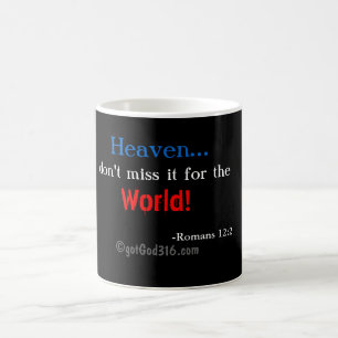 Caneca Mágica Deus não perca! gotGod316.com Romanos 12:2