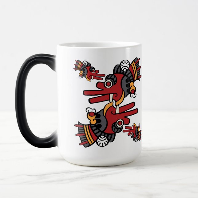 Caneca Mágica Dia 02 do Calendário Asteca - Ehecatl (Esquerda)