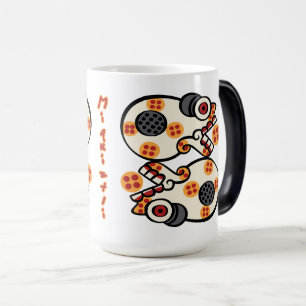 Caneca Mágica Dia 06 do Calendário Asteca - Miquiztli