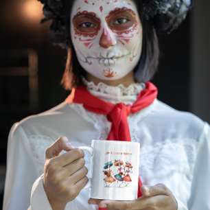 Caneca Mágica Dia de los Muertos dançando mariacheras