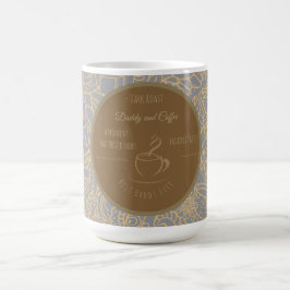 Caneca Mágica Dia dos Pais, Papai e Café, Melhor Papai do Mundo 