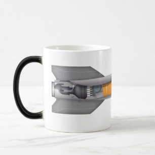 Caneca Mágica Diagrama de Foguete