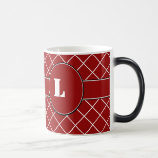 Caneca Mágica Diamante Vermelho Monograma