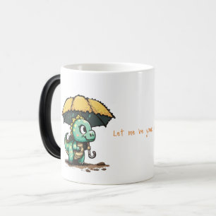 Caneca Mágica Dino com Umbrealla