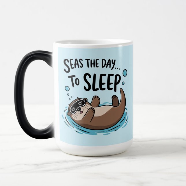 Caneca Mágica "Dive into Relaxation with Seas the Day (Esquerda)