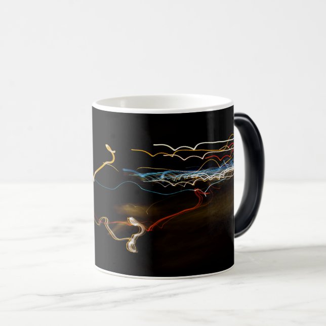 caneca mágica do atirador negro (Frente Esquerda)