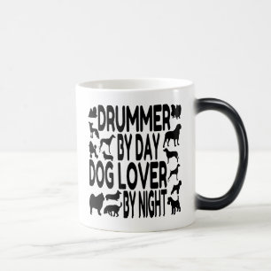 Caneca Mágica Dog Lover Drummer