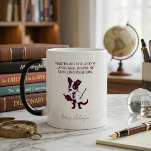 Caneca Mágica Dominando a Arte da Língua Inspirando Leitores