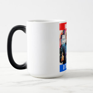 CANECA MÁGICA DONALD TRUMP - NASCER DE SER UMA GAROTA TRUMP