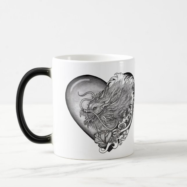 Caneca Mágica Dragão Heart (Esquerda)