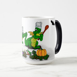 Caneca Mágica Dragões - Feliz Halloween! Hoje eu vou cozinhar