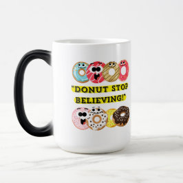 Caneca Mágica Dunot Stop Acreditar - cotação rosquinha