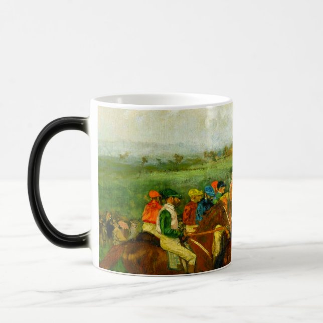 Caneca Mágica Edgar Degas Cavalgando (Esquerda)