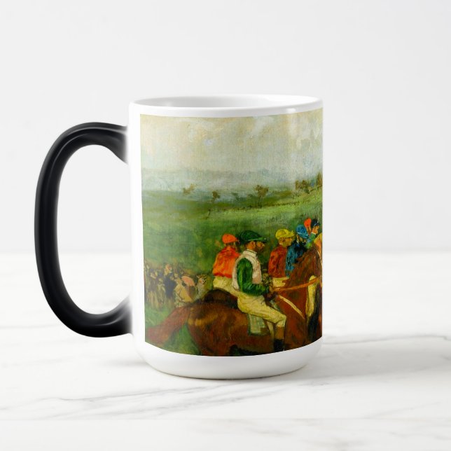 Caneca Mágica Edgar Degas Horseback Riding (Esquerda)