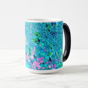 Caneca Mágica Elegante Cor-de-rosa e azul