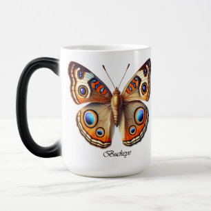 Caneca Mágica Elegante Envoltório de Borboleta Buckeye