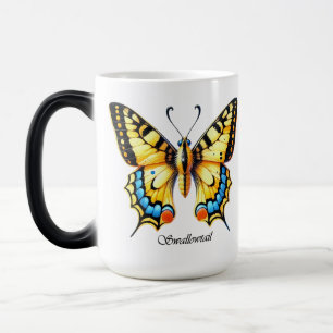 Caneca Mágica Elegante Envoltório de Borboleta Rabo de Andorinha