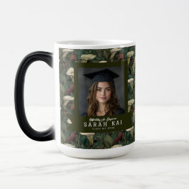Caneca Mágica Elegante Impressão de Copos-de-Leite para Formatur