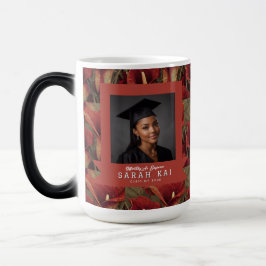 Caneca Mágica Elegante padrão de Copo-de-Leite Marido  Graduação