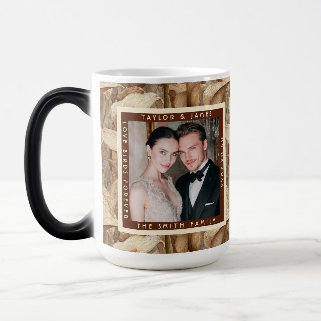 Caneca Mágica Elegantes Lírios-de-Calla de Marfim Charm Boho Cas (Esquerda)