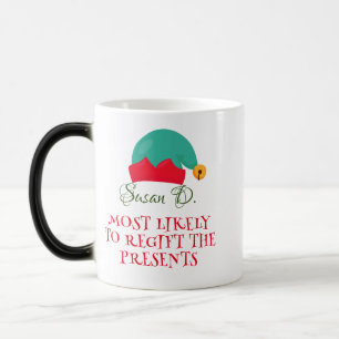 Caneca Mágica Elf Mais Provável Para Re-presentear O Natal Do Pr