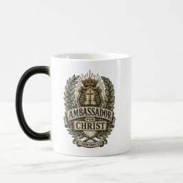 Caneca Mágica Embaixador de Cristo Cruz Cristã Escritura