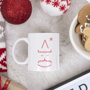 Caneca Mágica Emoticon Divertido Fofo Papai Noel Nerd Geek Cacau