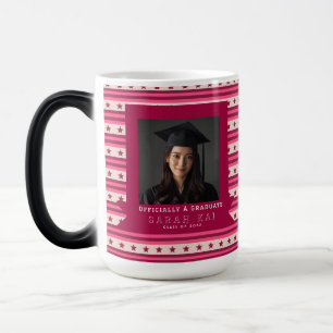Caneca Mágica Enfermeira Certificada com Impressão de Listras na