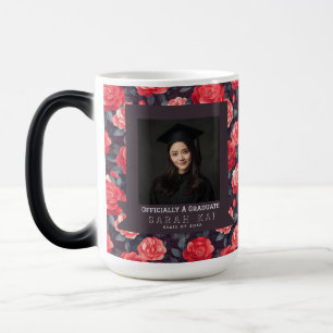 Caneca Mágica Engenheiro Certificado Flor de Rosa Fofa