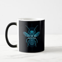 Caneca Mágica Engenheiro de Software do Plano de Ação para Erro 