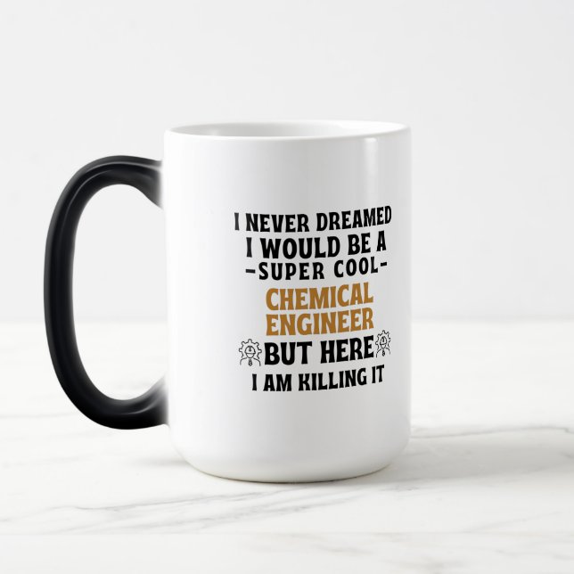 CANECA MÁGICA ENGENHEIRO QUÍMICO (Esquerda)