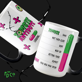 Caneca Mágica Engraçado carregamento de antídoto Zombie... Zombi