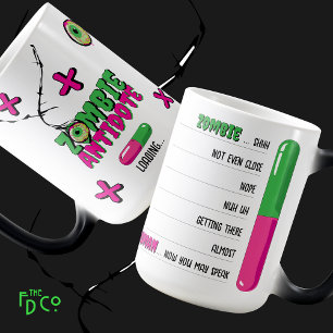 Caneca Mágica Engraçado carregamento de antídoto Zombie... Zombi
